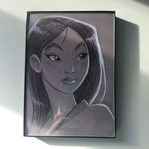 Disney princess Mulan framed artwork